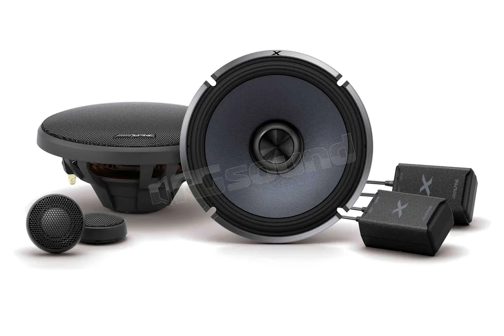 Alpine X-S65C kit a 2 vie 16,5cm con riproduzione musicale in HD Sis
