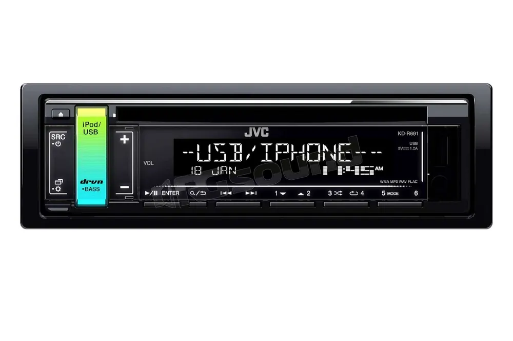 JVC KD-R691 Autoradio 1 din e 2 din Car stereo - Autoradio 1 e 2 Di