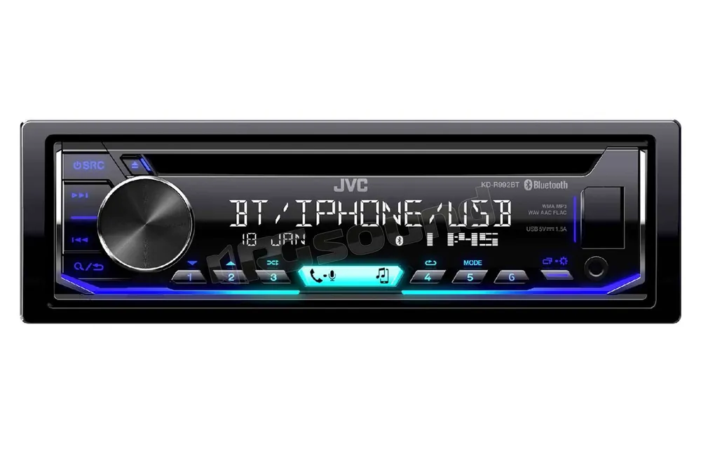 JVC KD-R992BT Autoradio 1 din e 2 din Car stereo - Autoradio 1 e 2