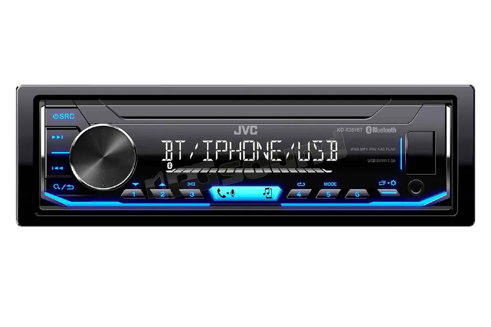 JVC KD-X351BT Autoradio 1 din e 2 din Car stereo - Autoradio 1 e 2