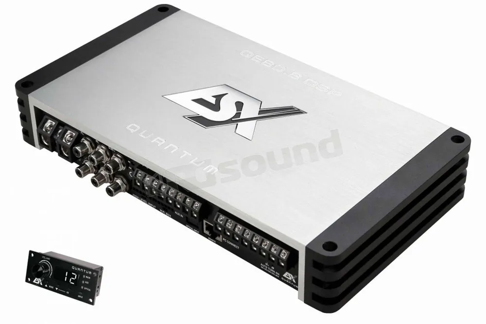 ESX QE80.8DSP Amplificatore Classe D a 8 canali con DSP integrato 32b