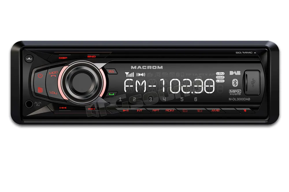 Macrom M-DL3000DAB Autoradio 1 din e 2 din Car stereo - Autoradio 1