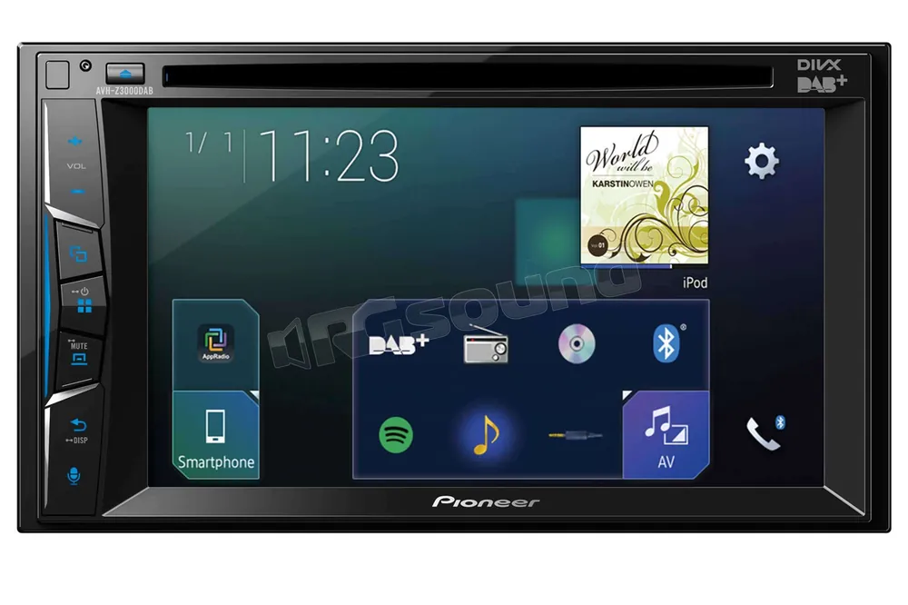 Pioneer AVH-Z3000DAB monitor 6.2‘‘ DAB+ Bluetooth, AppRadio Mode+ Appl