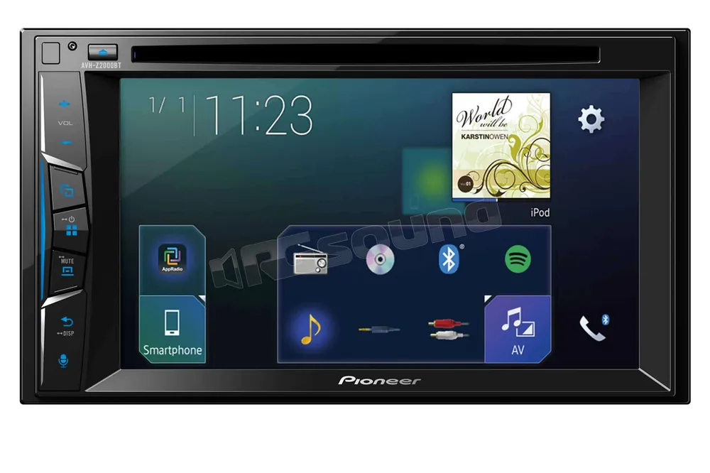 Pioneer AVH-Z2000BT monitor 6.2‘‘ con Bluetooth, AppRadio Mode+ e Appl
