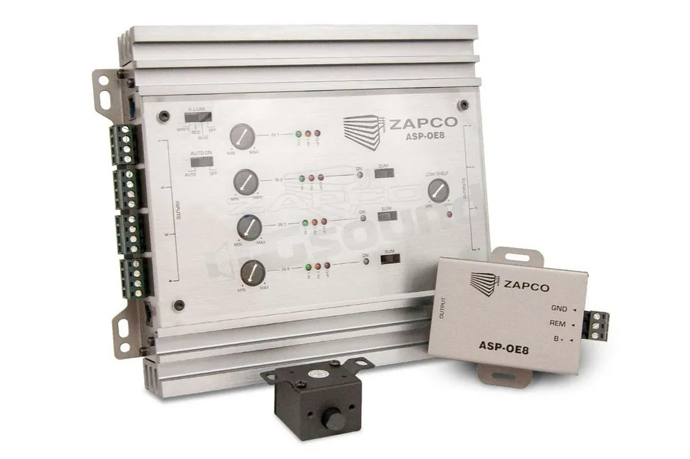 Zapco ASP-OE8 adattatore OEM 8 canali 9.5 Volt Amplificatori - Acces