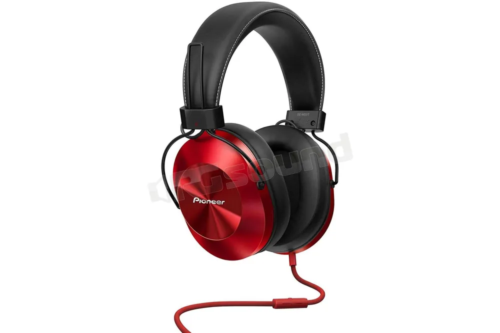 Pioneer SE-MS5T-R cuffie Hi-Res con microfono - colore rosso Cuffie