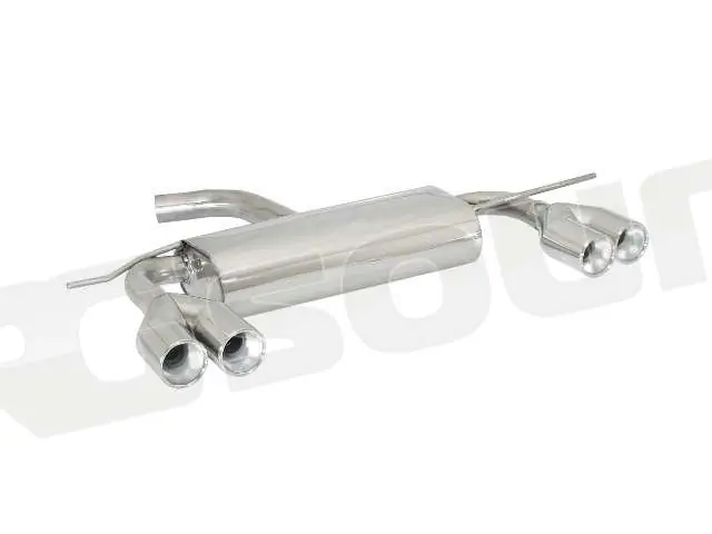 Ragazzon 50.0252.26 Posteriore inox sdoppiato con terminali rotondi p