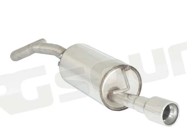 Ragazzon 50.0280.05 Posteriore inox con terminale rotondo per Volkswag