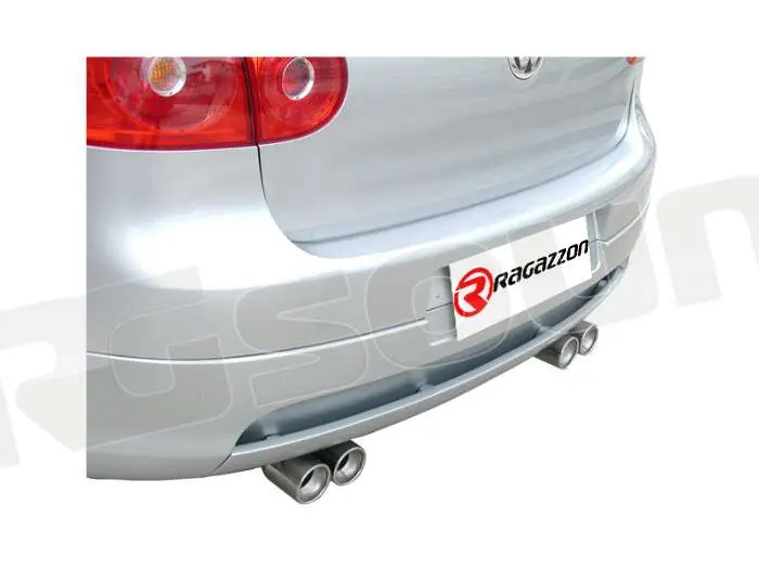 Ragazzon 58.0269.27 Posteriore inox con terminali centrali 2 / 90 mm