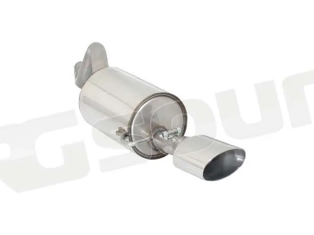 Ragazzon 50.0254.12 Posteriore inox con terminale ovale per Renault