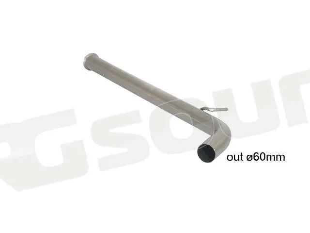 Ragazzon 55.0359.00 Tubo centrale senza silenziatore inox per Renault