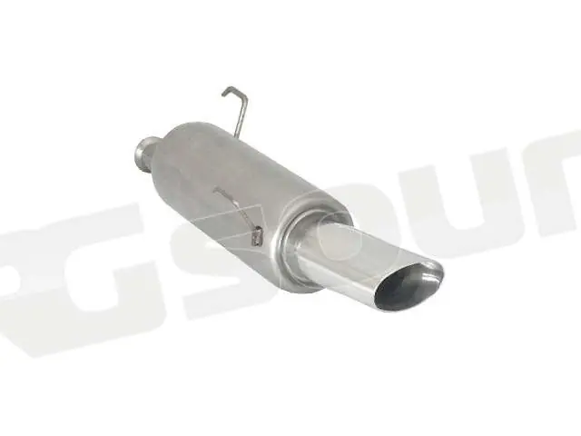 Ragazzon 18.0145.13 Posteriore inox con terminale ovale per Peugeot