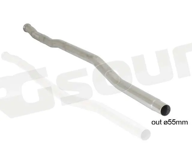 Ragazzon 50.0401.80 Tubo centrale senza silenziatore inox per Mini