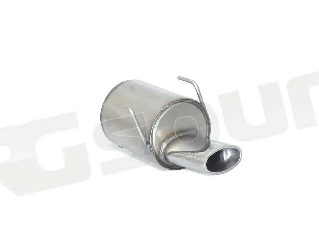 Ragazzon 50.0446.10 Posteriore inox con terminale ovale per Fiat Mar