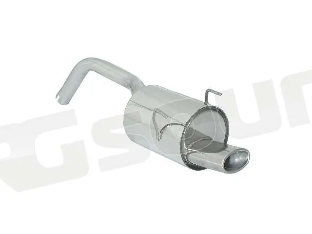 Ragazzon 50.0215.10 Posteriore inox con terminale ovale per Fiat e For