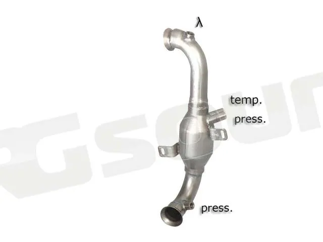 Ragazzon 54.0252.01 Catalizzatore e tubo sostituzione filtro antipart