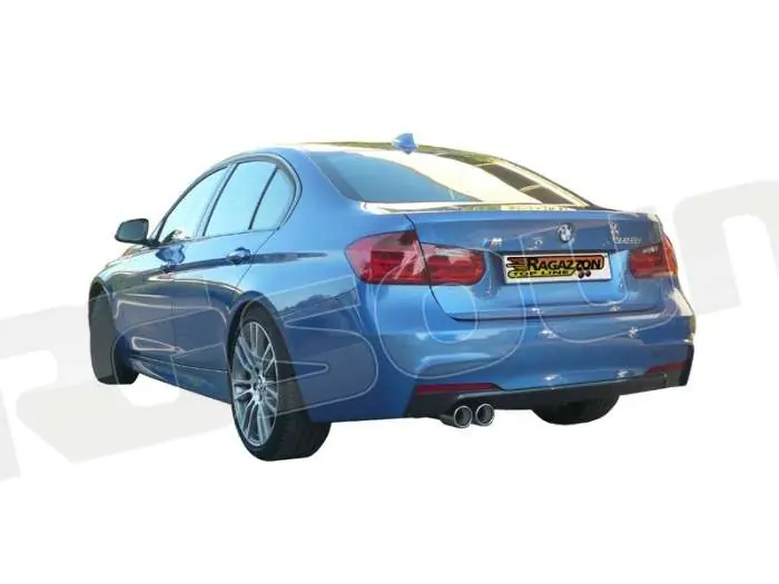 Ragazzon 57.0081.00 Centrale inox BMW Serie3-Serie4 Marmitte e termi