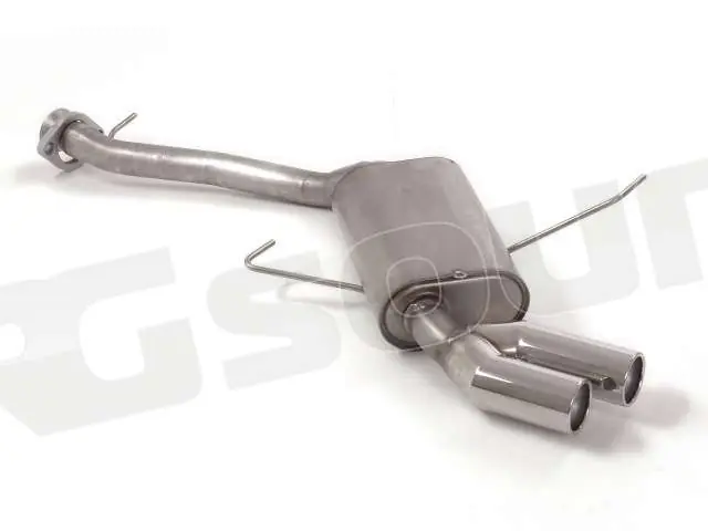 Ragazzon 50.0363.26 Posteriore inox con terminali rotondi per BMW Ma