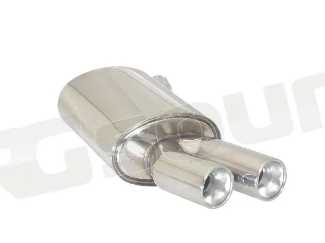 Ragazzon 58.0350.26 Posteriore inox con terminali rotondi per BMW Ma