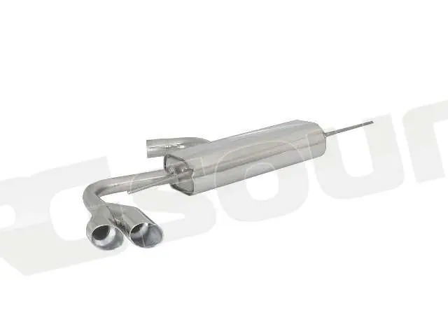 Ragazzon 50.0225.65 Posteriore inox con terminali rotondi per Audi M